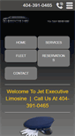 Mobile Screenshot of jetexecutivelimo.com